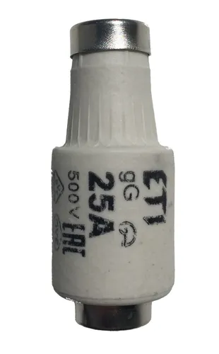 ETI Sicherungseinsatz DIAZED DII, 25A, E27, 500V~ AC, 5-er Pack #226014