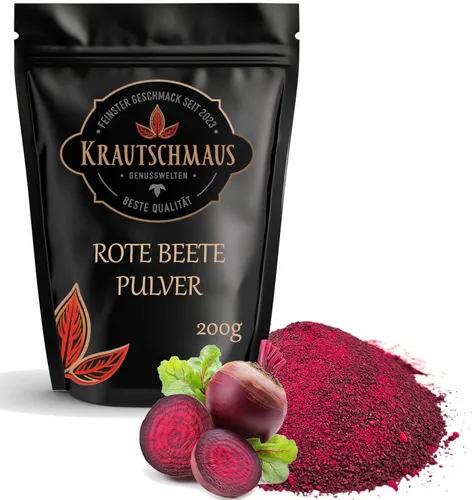 200g Rote Beete Pulver gemahlen Bete Gewürz Rotebeetepulver Kochen Färben süß