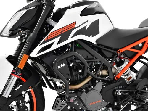 ZIEGER Sturzbügel Sturzschutz Schutzbügel kompatibel mit KTM 125 Duke schwarz