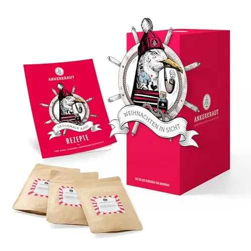 Ankerkraut Kochen Adventskalender - Adventskalender mit 24 Gewürz-Überraschungen für kreative Köche, ideal zum Probieren und Verschenken – die perfekte Einstimmung auf die Feiertage!