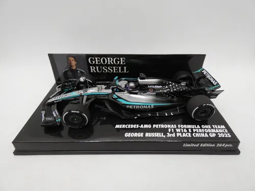 Mercedes AMG W16 E George Russell #63 3. China GP 2025 Minichamps 1/43 F1