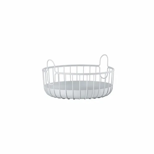 Zone Denmark Korb Inu Soft Grey - Stilvoller Aufbewahrungskorb aus Stahl in Grau, ideal für modernes Wohndesign und vielseitige Nutzung.
