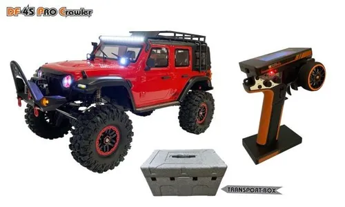 DF RC Crawler DF-4S Pro Rot Komplett Set
