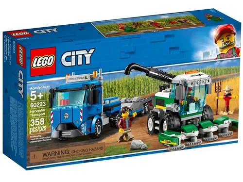 LEGO® City 60223 Transporter für Mähdrescher - LEGO (R) Komplette Sets & Packs, 358 Teile für kreativen Spielspaß, ideal für Kinder ab 5 Jahren und Fans der Landwirtschaft.