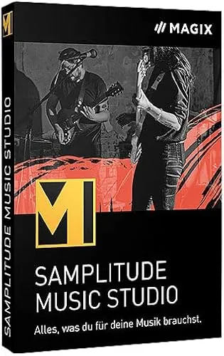 MAGIX Samplitude Music Studio 2022 - Professionelle Musiksoftware zur Erstellung und Bearbeitung von Songs, inklusive mehrspuriger Aufnahme in Studioqualität und umfangreicher virtueller Instrumente für kreative Musikproduktionen.