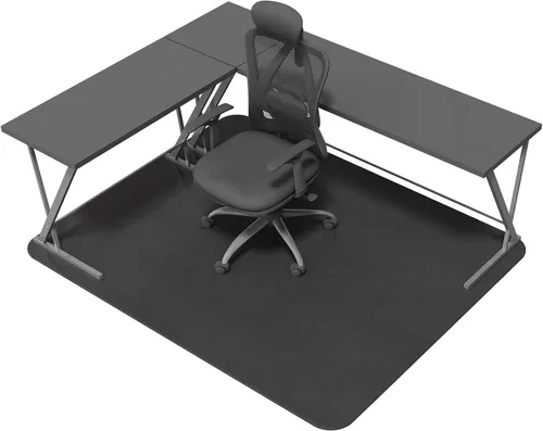 Bürostuhlmatte für Teppichböden und Hartholzböden, rutschfest, strapazierfähi...