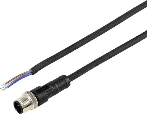 TRU COMPONENTS TC-12833176 Sensor-Aktor-Anschlussleitung M12 Stecker, gerade 5 - Steckverbinder Zubehör, hochwertige Anschlussleitung mit 5-poligem M12 Stecker, ideal für zuverlässige Sensor- und Aktoranwendungen.