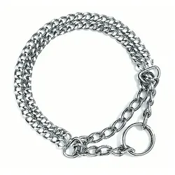Nobby Tier-Halsband silberfarben L = 40 cm x B = 1,8 cm