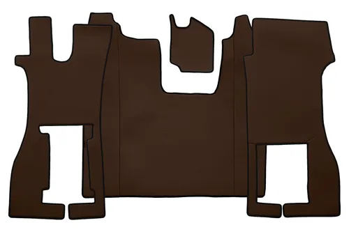 LKW Volle Deckung Fußmatten für SCANIA R NEXTGEN 17- Beifahrer klappbarer BRAUN