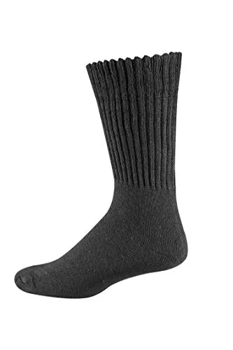 FussFreunde 5, 10 oder 20 Paar TENNISSOCKEN SPORTSOCKEN- Herren und Damen, schwere Qualität 35-38, 39-42, 43-46, 47-49 (Schwarz, 43/46-5 Paar)