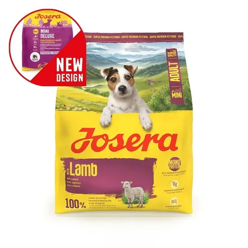 JOSERA MiniDeluxe 10 kg | Premium Trockenfutter für kleine Hunde - Hundefutter für ausgewachsene Hunde kleiner Rassen, weizenfrei und leicht verdaulich mit leckerem Lamm und Süßkartoffel, hergestellt in Deutschland.