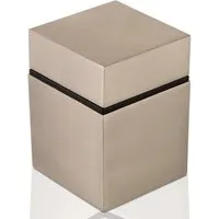 Produktbild SOTECH Glasbodenträger CUBE 40 x 40 mm Edelstahloptik