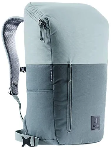 deuter UP Stockholm Tagesrucksack 22 L - Teal-sage - Nachhaltiger Daypack mit 100% recycelten Materialien, ideal für Alltag und Outdoor. Gepolstertes Laptopfach und U-zip Öffnung für schnellen Zugriff auf das Gepäck.