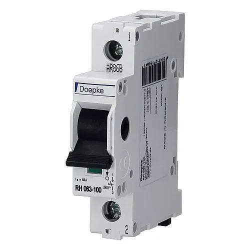 Doepke Hauptschalter RH 063-100 Hauptschalter Reiheneinbau 09981060