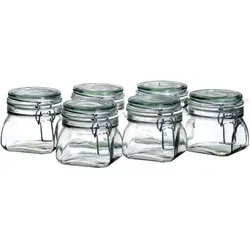 MÄSER Einmachglas GOTHIKA H: 10.2 cm, 50cl, 6er Set von Mäser