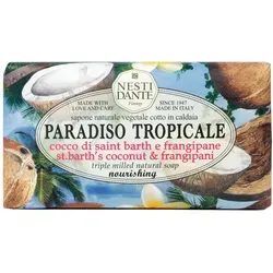 Nesti Dante Firenze Seife St. Barth's Coconut & Frangipani - Hochwertige Seife aus der Paradiso Tropicale Reihe, handgefertigt mit natürlichen Ölen für samtweiche Haut und einen belebenden tropischen Duft.