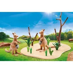 PLAYMOBIL 9873 Känguru-Set Tierpark Zoo
