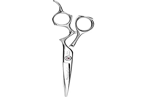 Olivia Garden Haarschneide-Schere Precision Cut 5,75 Zoll - Haarschneider aus hochwertigem japanischem Stahl mit konvexen Blättern für präzises Schneiden und ergonomischem Design zur Entlastung des Ellbogens.