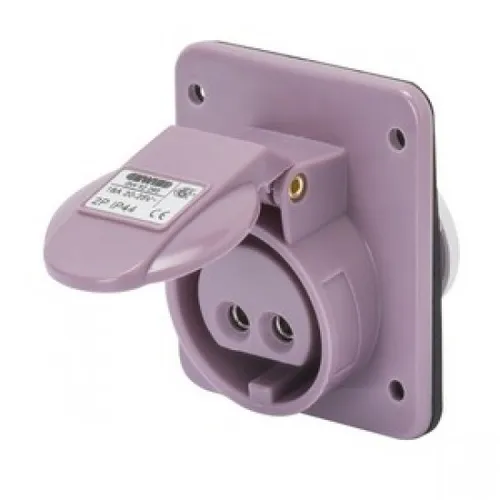 Gewiss GW62265 IP44 10°2P 16A 24V O.U. Anbausteckdose