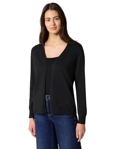 Street One Damen Cardigan in Unifarbe – Gemütliche Strickjacke - Dieser offene Langarm-Cardigan vereint Komfort und Stil. Ideal für jede Gelegenheit sorgt er für eine angenehme Passform und vielseitige Kombinationsmöglichkeiten.