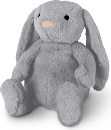 Plüschhase ( Grau ) mit Schlappohren - 55cm - Kuscheltier für Kinder - Plüsch Spielzeug - Flauschiges Stofftier - Soft Hase Ostergeschenk