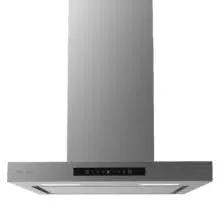 Cecotec T-förmige Dunstabzugshaube Flux TT 608000. Schwarz, 60 cm, Klasse A, 165 W, 800 m³/h Saugleistung, Edelstahl-Finish, Touch-Bedienung, Gestensteuerung, Startzeitvorwahl, LED-Beleuchtung