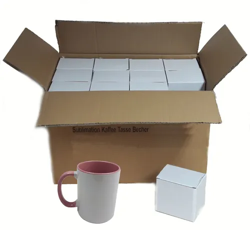 Kaffeetassen Fototasse 36 Stück weiß mit Henkel von Airbrush City