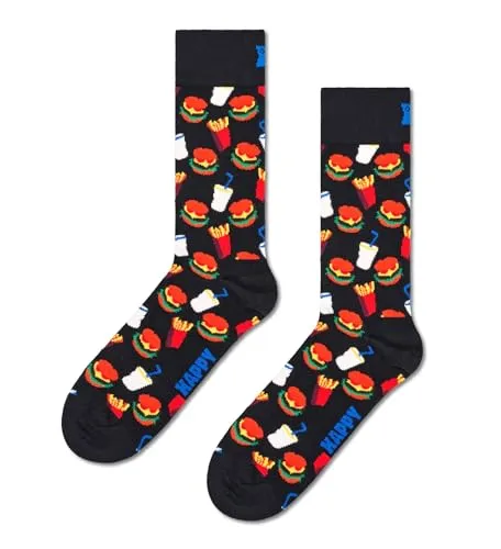 Happy Socks Unisex Hamburger, Multi, 41-46 EU