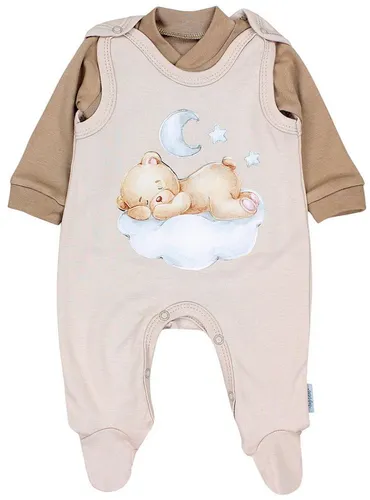 TupTam Strampler TupTam Baby Mädchen Jungen Strampler mit Langarmshirt Aufdruck Spruch