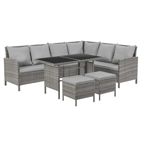 Produktbild SVITA Gartenlounge-Set MADISON, 2-tlg. Lounge mit Tisch
