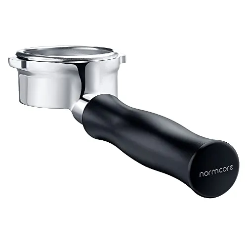 Normcore 58 mm bodenloser Siebträger | bodenloser nackter Siebträger | Filterkorb im Lieferumfang enthalten | passend für Breville Dual Boiler Espressomaschine BES900XL, BES920XL, BES980XL, BES990BSS