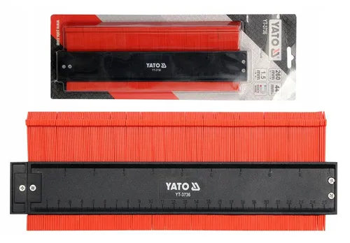 Konturenlehre Profilschablone mit Magnet Profillehre 260mm für Kacheln & Paneele