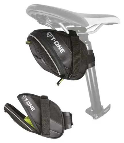 T-ONE T-BG30N Satteltasche PAC TPU, schwarz/grün
