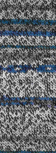 LANA GROSSA MEILENWEIT 100 MERINO EXTRAFINE DENIM MIX Häkelwolle, 420 m (100 gr), besonders weiche Merinosockenwolle in gedeckten Farben