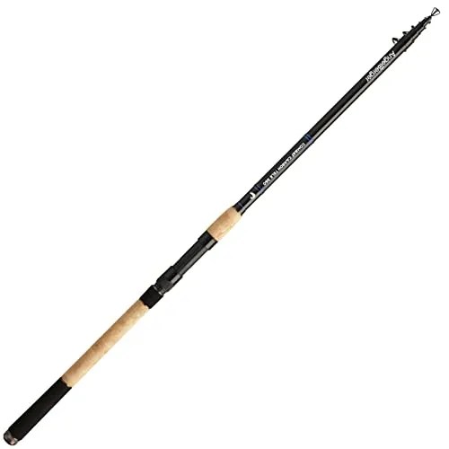 Angel Berger Combat Carbon Tele 360 Teleskoprute - Wurfrute 3,60m mit exzellenter Biegekurve, ideal für Karpfenangeln. Leichte Kohlefaserblanks und hochwertige Titanium-Oxyd Ringe sorgen für beste Wurfeigenschaften.