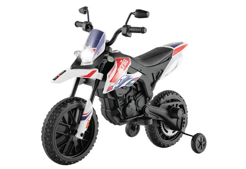 COSTWAY Aprilia Elektro Motorrad für Kinder – 12V mit Stützrädern & Musik