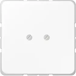 Jung CD561BWW Blind-Abdeckung (geschraubt), Duroplast, Serie CD, alpinweiß