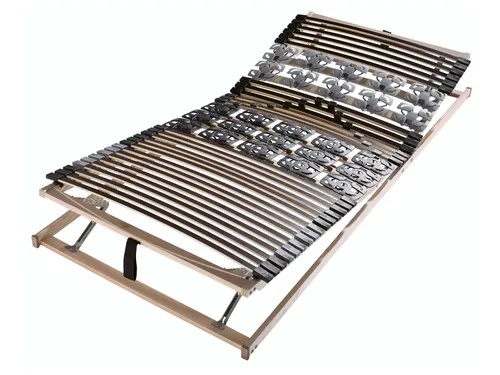 Beco Lattenrost Modul Premium 5, 90x200 cm - Hochwertiger Lattenrost mit manuell verstellbarem Kopf- und Fußteil, punktelastische Unterstützung zur optimalen Wirbelsäulenlagerung und ideal für Doppelbetten.