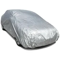 VEPATIM Autoabdeckhaube Autoplane S (432×165×124cm) silber atmungsaktiv UV-/Wetterschutz