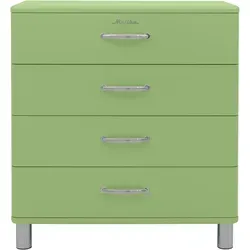 Tenzo Malibu Kommode Metall/Holzwerkstoff 86x41x92 cm in grün von tenzo