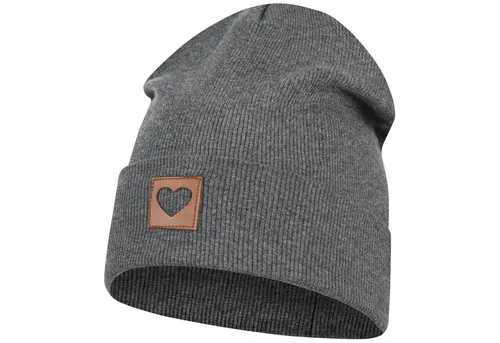 Smarilla Jerseymütze Mädchen Mütze Beanie Übergangsmütze gerippt Breiter Bund