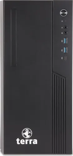TERRA Desktop-PC Business 6000 mit AMD Ryzen™ 5 - Leistungsstarker Micro Tower mit 16 GB DDR5-RAM und 500 GB SSD für effizientes Arbeiten. Ideal für Büro und Homeoffice, ausgestattet mit Windows 11 Pro und umfangreicher Konnektivität.