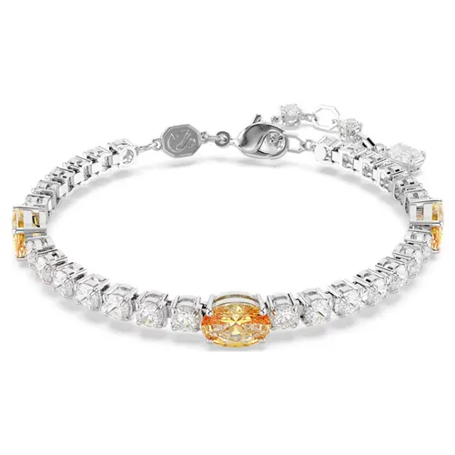 Swarovski Damen Matrix Weißes Kristallarmband 5666425 in gelb von Swarovski