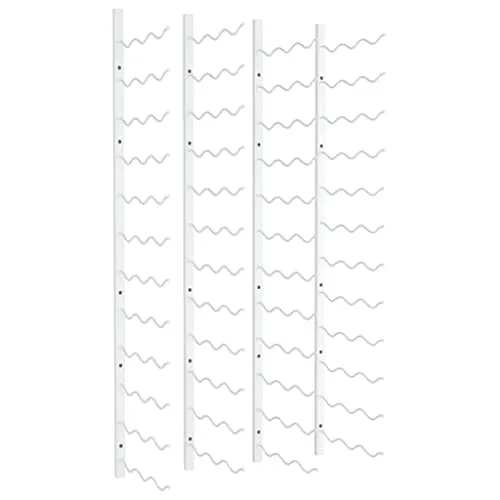 vidaXL Wand Weinregal für 36 Flaschen in weiß von vidaXL