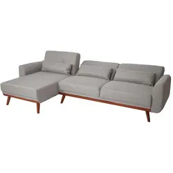 Mendler Sofa HWC-J20 - Elegantes Ecksofa mit Schlaffunktion - Sofa in L-Form mit bequemer Polsterung und verstellbarer Rückenlehne. Ideal für Gästeübernachtungen und bietet Platz für bis zu drei Personen.