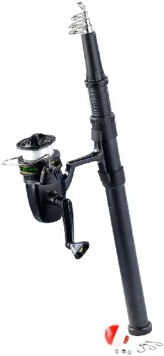 Speeron Angel: Kompakte Teleskop-Angelrute für Einsteiger und Reise, bis 150 cm (Reiseangel, Angeln, Picknick)