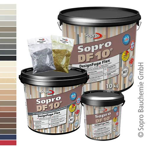 Sopro DesignFuge Flex DF 10 Fugenmörtel 10 kg von Sopro Bauchemie GmbH