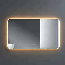doporro Design LED-Spiegel Wandspiegel 60x120cm Badezimmerspiegel Beschlagfrei 5 mm Glas durch Antifog-Schicht LED-Spiegel-03