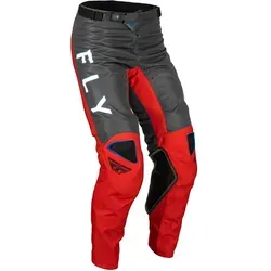 Fly Racing Kinetic Kore Textilhose - Rot/Grau - Größe 40 - Hochwertige Motorradhose mit flexiblen Einsätzen und atmungsaktivem Futter. Für optimalen Tragekomfort und Bewegungsfreiheit auf jeder Fahrt. Robuste Konstruktion mit durchdachten Details.