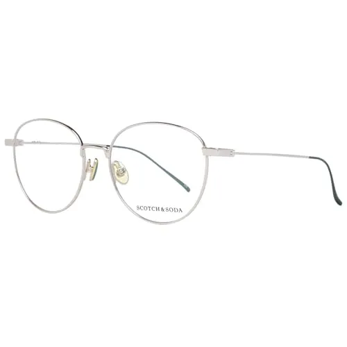 Scotch & Soda Brille SS1006 576 52 Damen Gold - Brillenfassungen für Damen, stilvolle goldene Vollrandbrille mit Kunststoffgläsern, ideal für modische Akzente und im Lieferumfang enthaltenes Original-Etui.
